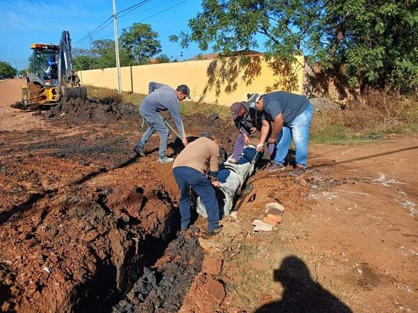 Municipalidad de Concepción Avanza con Obras de Desagüe en el Barrio Inmaculada