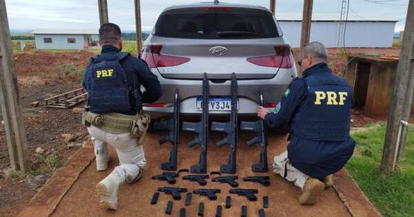 La Nación / Decomisan armas de guerra compradas en el mercado negro de la frontera