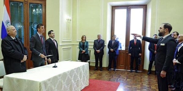 Rodrigo Nicora jura como nuevo ministro de Justicia