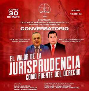 UNA organiza conversatorio sobre "El valor de la jurisprudencia como fuente del Derecho" - Radio Imperio 106.7 FM