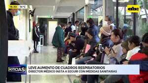 Video: leve aumento de cuadros respiratorios - ABC Noticias - ABC Color