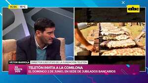 Video: Teletón invita a La Comilona el domingo 2 de junio - Ensiestados - ABC Color