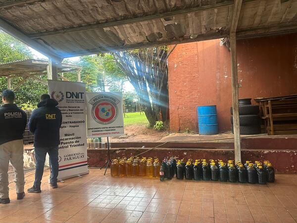 INCAUTARON COMBUSTIBLES DE CONTRABANDO EN VARIAS ZONAS DE ENCARNACIÓN - Itapúa Noticias