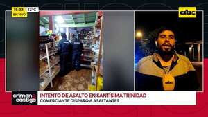 Itapúa: comerciante disparó a asaltantes que llegaron a su local - Crimen y castigo - ABC Color