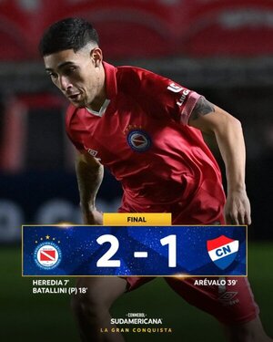 Nacional se despidió de la Sudamericana con derrota y más pena que gloria