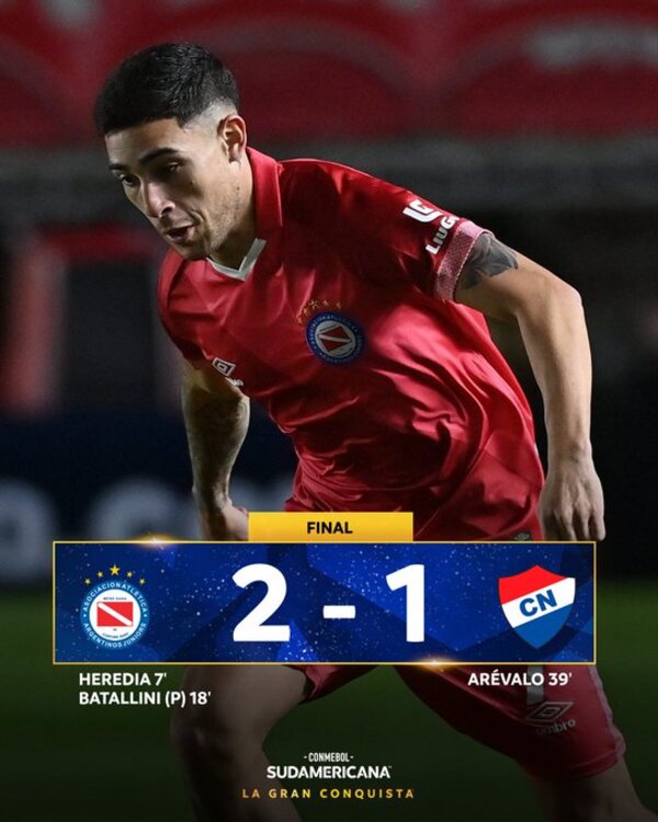 Nacional se despidió de la Sudamericana con derrota y más pena que gloria