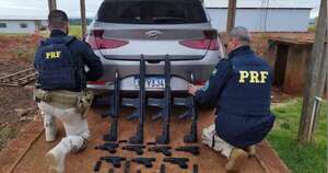 La Nación / Comisan armas de guerra en la frontera con Brasil