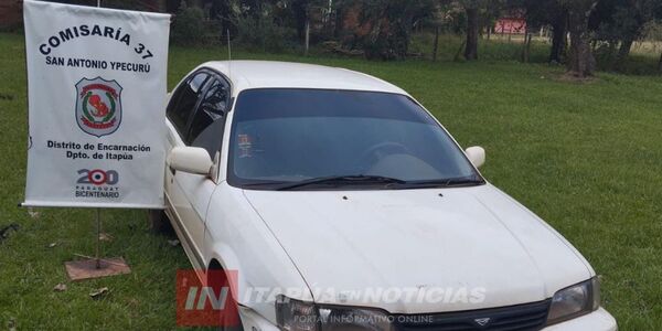 INCAUTARON VEHÍCULO APARENTEMENTE VINCULADO A UN HURTO EN ENCARNACIÓN - Itapúa Noticias