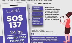 Recuerdan servicios gratuitos para mujeres víctimas de violencia