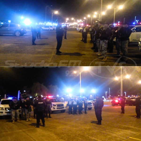 MASIVO DESPLIEGUE POLICIAL EN ENCARNACIÓN EN EL MARCO DEL OPERATIVO “ITAPÚA SEGURO 2024” - TVS