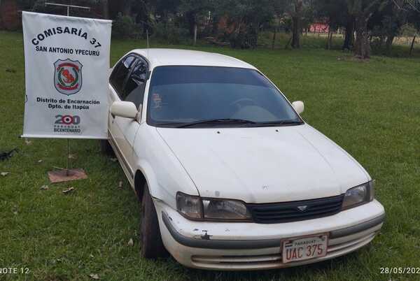 Incautan vehículo que habrían utilizado en varios casos de hurtos en un condominio