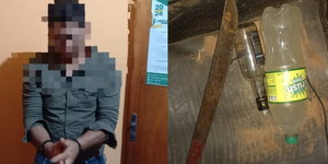 Hombre intentó atacar con machete a su expareja y la amenazó de muerte - Noticiero Paraguay