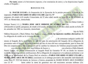 Otorgan medidas alternativas a matrimonio procesado por presunta estafa a "Popi" Muñoz y Salgueiro