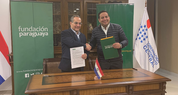 La Gobernación de Central impulsará proyectos para eliminar la pobreza multidimensional con apoyo de la Fundación Paraguaya