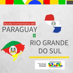 Gobierno del Brasil agradece a Paraguay por ayuda humanitaria - .::Agencia IP::.