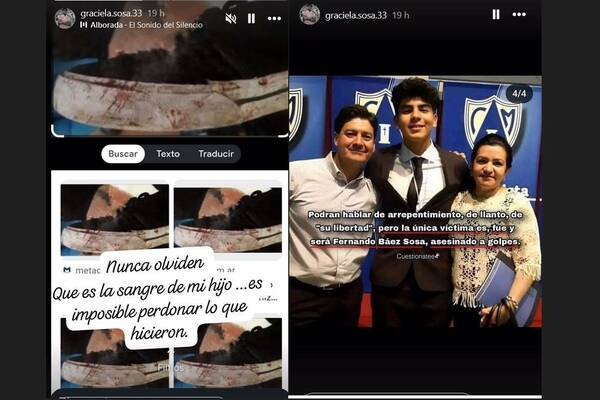 Mamá de Fernando Báez Sosa respondió a condenado: "es imposible perdonar lo que hicieron"