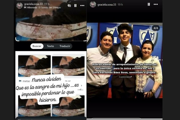 “LA ÚNICA VÍCTIMA ACÁ FUE Y SERÁ FERNANDO” Graciela Sosa, madre de Fernando
