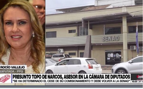Comisionamiento de agente especial de la SENAD expuso a toda la Cámara de Diputados, según Rocio Vallejo