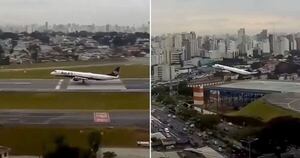 Diario HOY | VIDEO| Despegue extremo en Brasil: un avión evita tragedia por un pelo