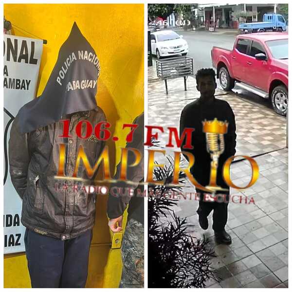 Cae sujeto que fue visto en circuito cerrado ingresando a una vivienda para hurtar una moto - Radio Imperio 106.7 FM