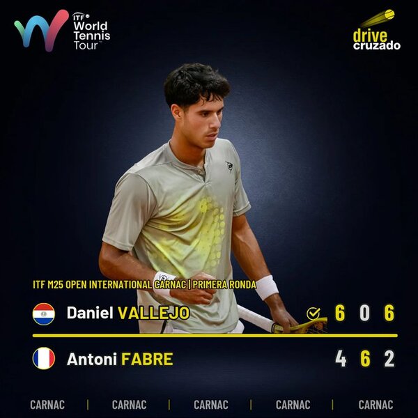 Dani Vallejo posterga partidos por lluvia en Francia