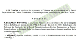 Cámara ratifica competencia del juez Rodrigo Estigarribia en causa a Hugo Javier