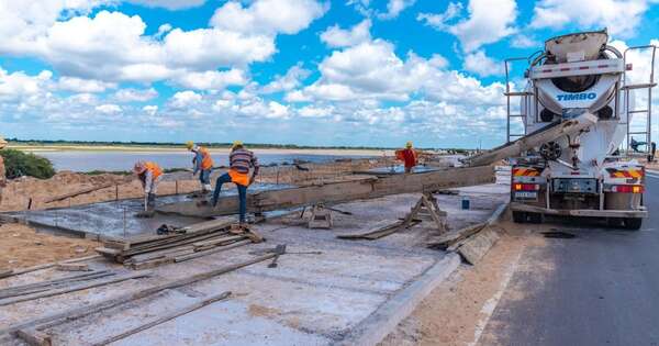Diario HOY | Avanza construcción del nuevo anfiteatro en la Costanera Sur