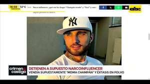 Video: detienen a influencer argentino que supuestamente vendía el éxtasis “champán rosado” - Crimen y castigo - ABC Color