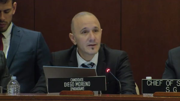 Candidato paraguayo para la Corte-IDH promete ante la OEA estricto apego a los derechos humanos