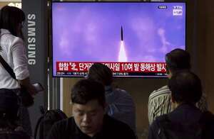Corea del Norte lanza una decena de misiles balísticos en un repunte de tensión con el Sur - Mundo - ABC Color