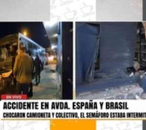 Semáforo en intermitente causó accidente en Asunción - Paraguay.com