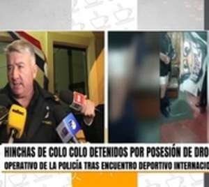 Hinchas de Colo-Colo detenidos por posesión de drogas - Paraguay.com