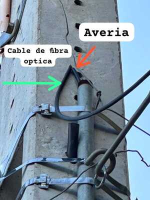 Robo de cables perjudicó al sistema eléctrico y fibra óptica del IPS
