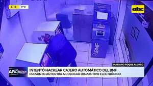 Mariano Roque Alonso: Intentan hackear cajero automático del BNF - ABC Noticias - ABC Color