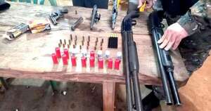 Diario HOY | Allanaron vivienda en busca de drogas y acaban incautando armas y municiones