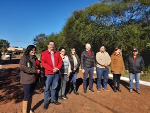 Habilitaron obra de empedrado que une los barrios San Francisco y Valdez en Cambyretá
