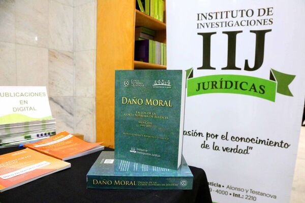 “Daño Moral” disponible hoy en la feria de libros del Instituto de Investigaciones Jurídicas