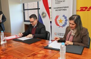 Industria y Comercio firmó convenio con DHL Express para beneficiar a Mipymes exportadoras - .::Agencia IP::.