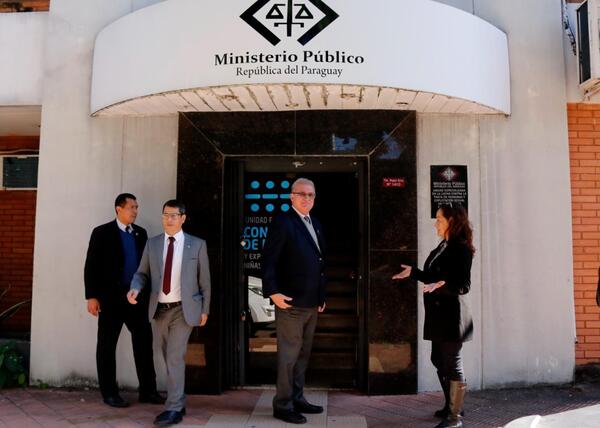 Emiliano Rolón visitó la morgue y sedes de unidades especializadas de la fiscalía - .::Agencia IP::.