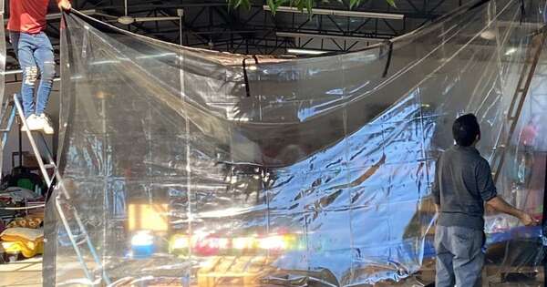Diario HOY | Tras varias semanas de frío, IPS cambia cortinas de albergue para familiares