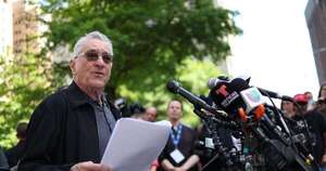 La Nación / De Niro apareció ante tribunal solo para advertir que Trump es “una broma”