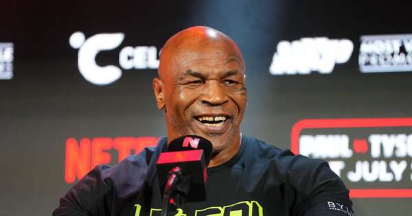 La Nación / Mike Tyson se sintió mal en pleno vuelo