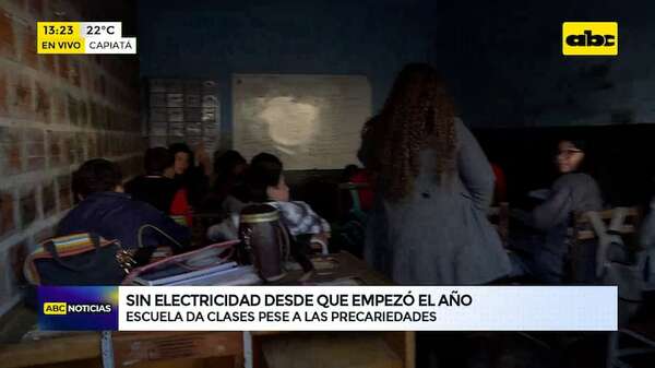 Educación a oscuras: escuela sin electricidad tras cortocircuito - ABC Noticias - ABC Color