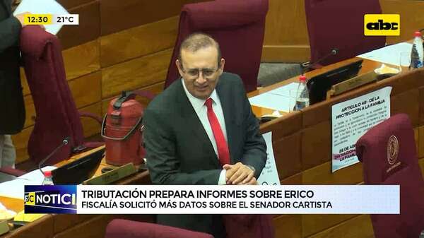 Video: Tributación prepara informes sobre Erico - ABC Noticias - ABC Color