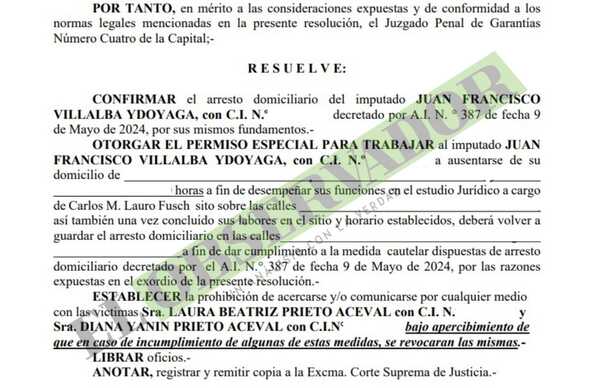 Otorgan permiso especial para trabajar al exdirector de la PMT de Asunción procesado por violencia familiar