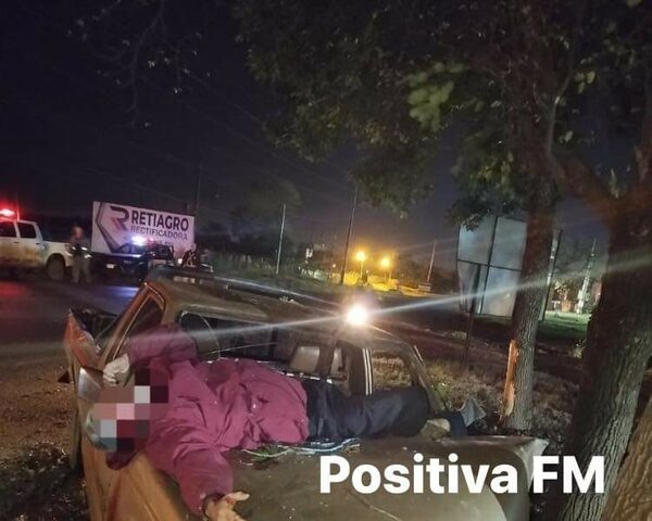 Karai fue embestido y despedido de su vehículo y se salvó