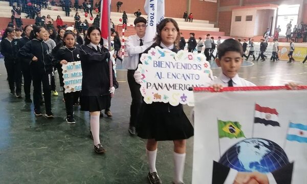 Inauguran juegos escolares estudiantiles 2024 en Hernandarias