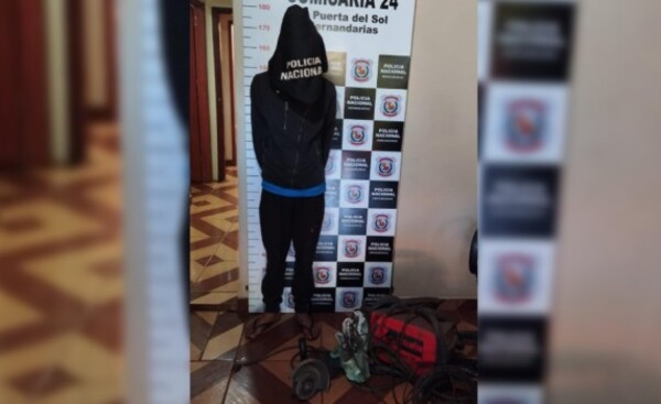 Detienen a un joven y recuperan herramientas hurtadas de un taller