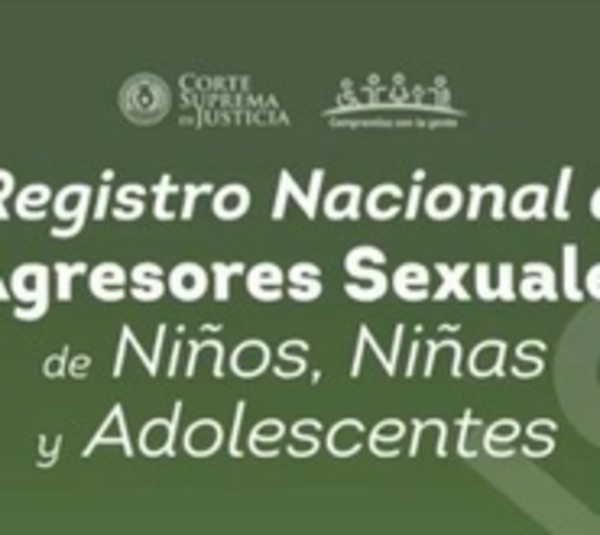 Registro de agresores sexuales de menores ya está disponible  - Paraguay.com