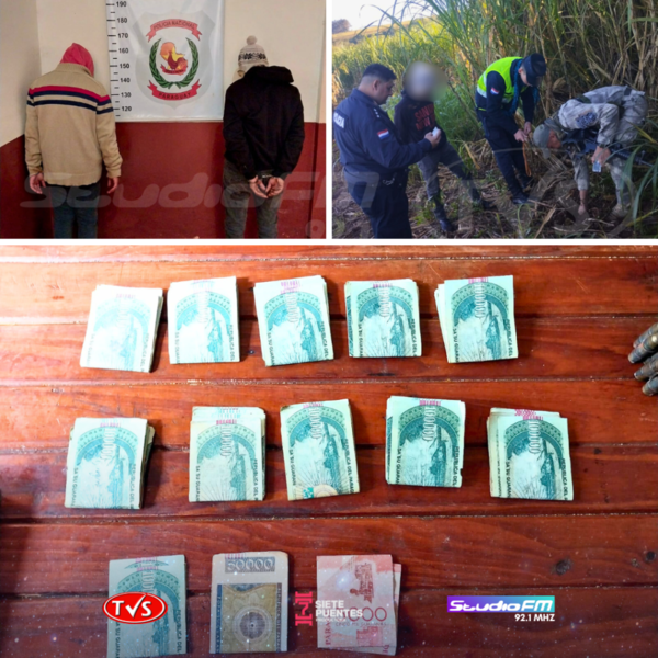 POLICÍA RECUPERA MÁS DE DIEZ MILLONES DE GUARANÍES HURTADOS EN TOMÁS R. PEREIRA - TVS